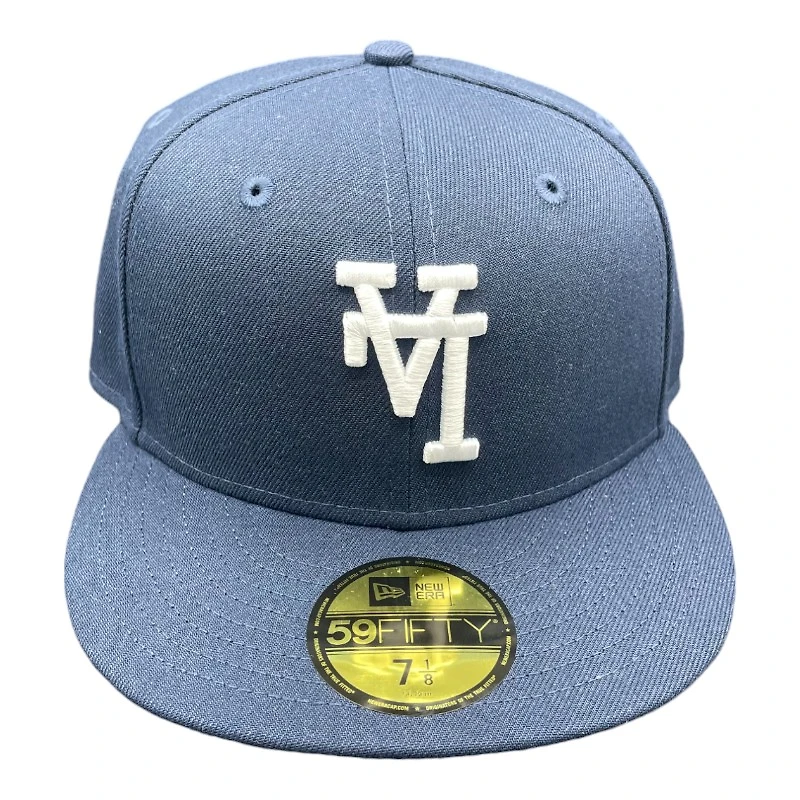 Los Angeles Dodgers Ocean Blue Upside Down LA Green UV 59FIFTY Fitted Hat