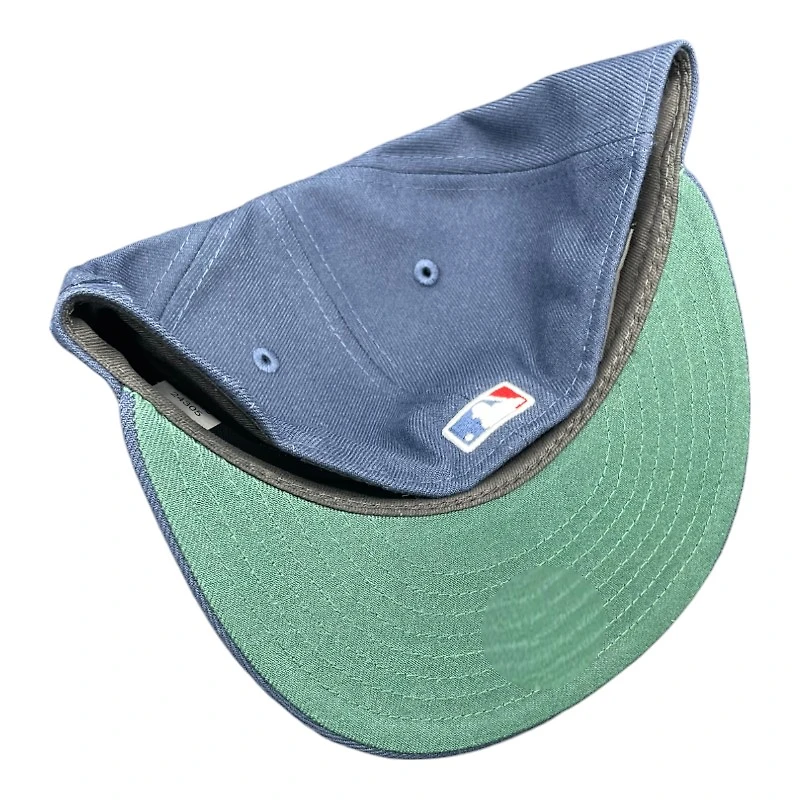 Los Angeles Dodgers Ocean Blue Upside Down LA Green UV 59FIFTY Fitted Hat