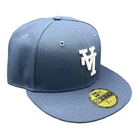 Los Angeles Dodgers Ocean Blue Upside Down LA Green UV 59FIFTY Fitted Hat