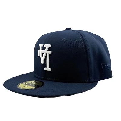 Los Angeles Dodgers Ocean Blue Upside Down LA Green UV 59FIFTY Fitted Hat