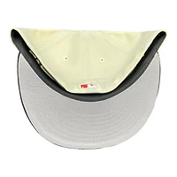 Los Angeles Dodgers Chrome and Graphite Upside Down LA Gray UV 59FIFTY Fitted Hat