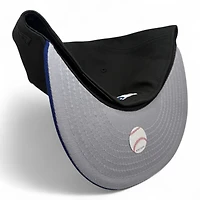 Los Angeles Dodgers Black and Royal Blue Upside Down LA Gray UV 59FIFTY Fitted Hat