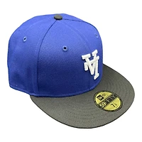 Los Angeles Dodgers Royal and Black Upside Down LA Gray UV 59FIFTY Fitted Hat