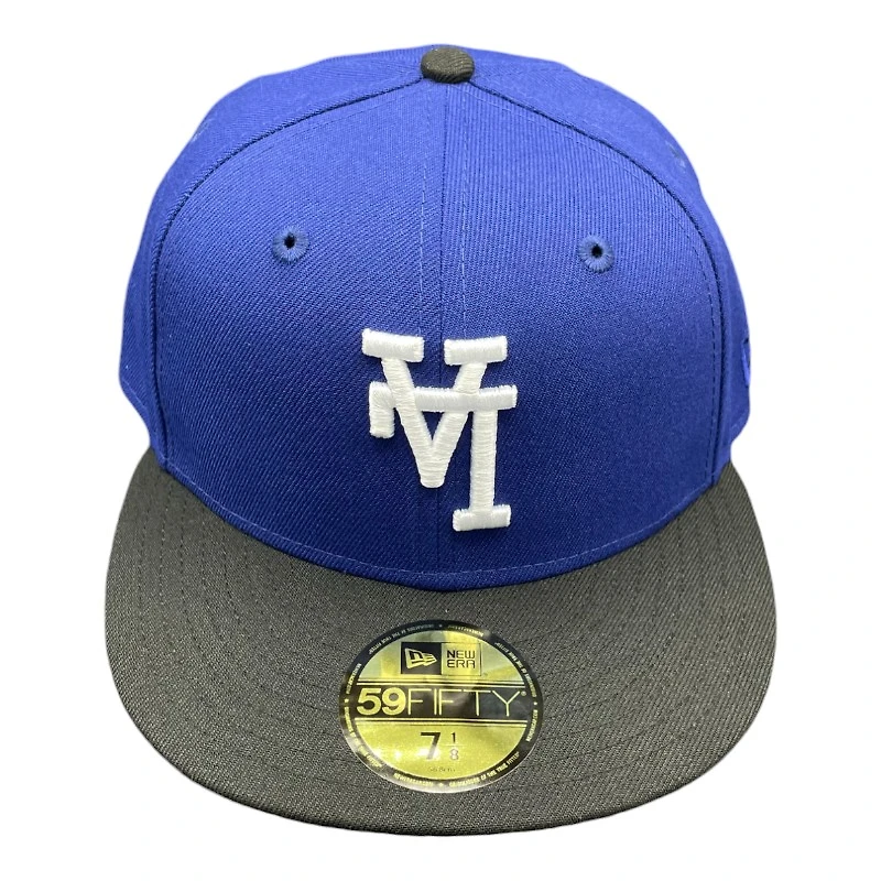 Los Angeles Dodgers Royal and Black Upside Down LA Gray UV 59FIFTY Fitted Hat