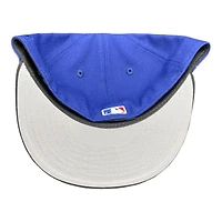 Los Angeles Dodgers Royal and Black Upside Down LA Gray UV 59FIFTY Fitted Hat