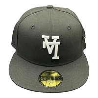 Los Angeles Dodgers Black and White Upside Down LA Gray UV 59FIFTY Fitted Hat
