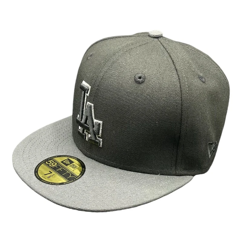 Los Angeles Dodgers Black and Gray 2020 WS Patch UV 59FIFTY Fitted Hat