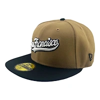 San Francisco Giants Brown and Black "Khaki Fall" 2007 ASG Patch Gray UV New Era 59FIFTY Fitted Hat
