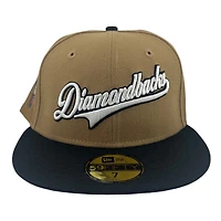 Arizona Diamondbacks Brown and Black "Khaki Fall" 1998 Inaugural Patch Gray UV New Era 59FIFTY Fitted Hat