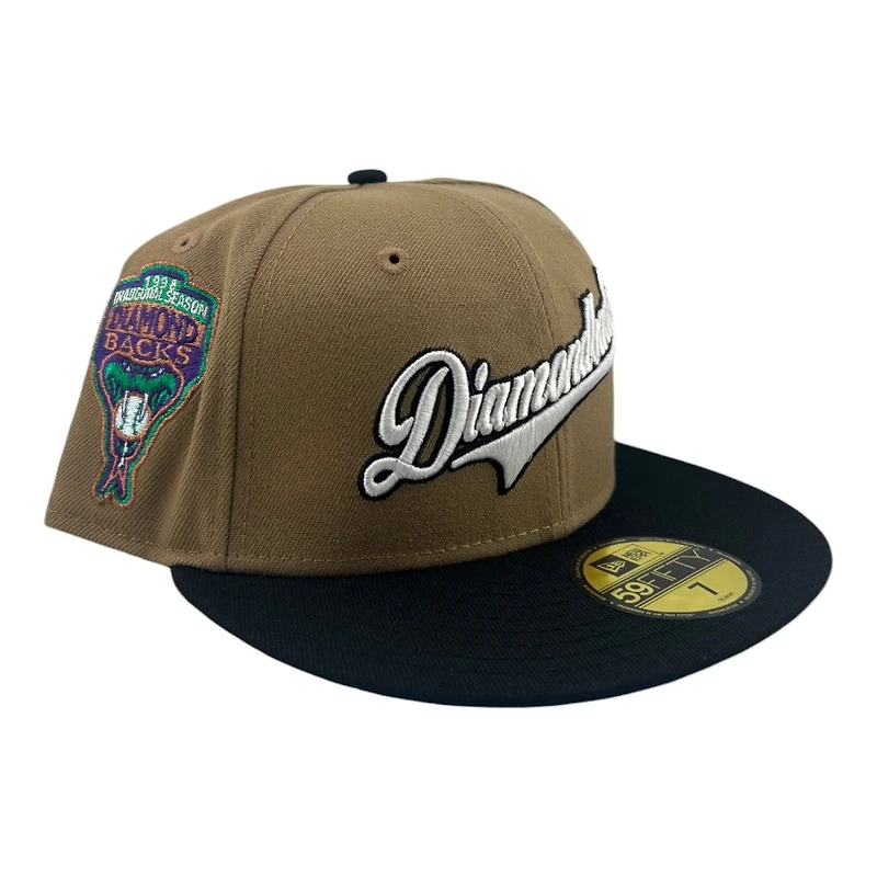 Arizona Diamondbacks Brown and Black "Khaki Fall" 1998 Inaugural Patch Gray UV New Era 59FIFTY Fitted Hat