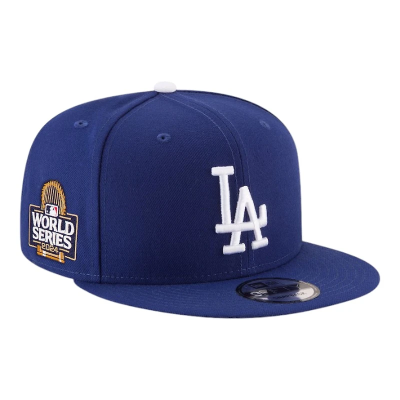 Los Angeles Dodgers Royal Blue 2024 World Series Patch New Era 9FIFTY Snapback Hat
