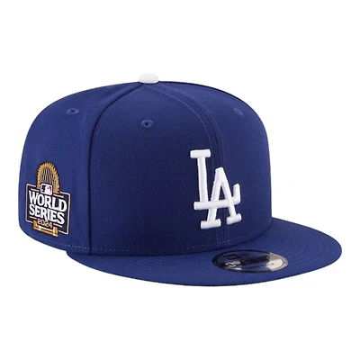 Los Angeles Dodgers Royal Blue 2024 World Series Patch New Era 9FIFTY Snapback Hat