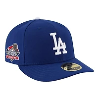 Los Angeles Dodgers Royal Blue 2024 World Series Champs Patch Low Profile New Era 59FIFTY Fitted Hat
