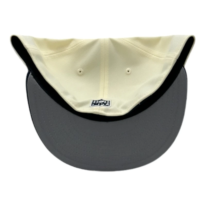 Seattle Seahawks Cream Two Tone Pro Image Sports Exclusive Chrome Collection New Era 59FIFTY Fitted Hat