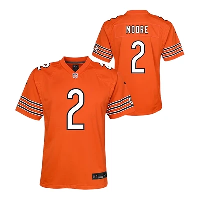 Youth Chicago Bears D.J. Moore Orange Alternate Nike Game Jersey