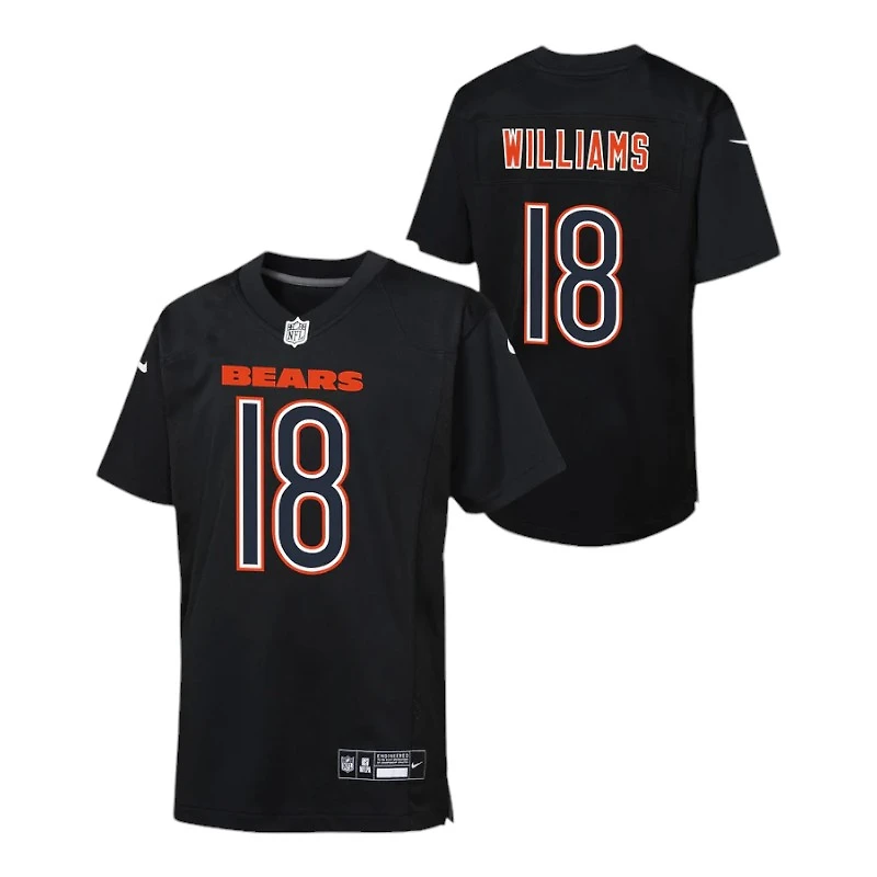 Youth Chicago Bears Caleb Williams Carbon Black Nike Game Jersey