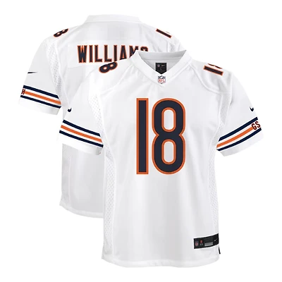 Youth Chicago Bears Caleb Williams White Nike Game Jersey