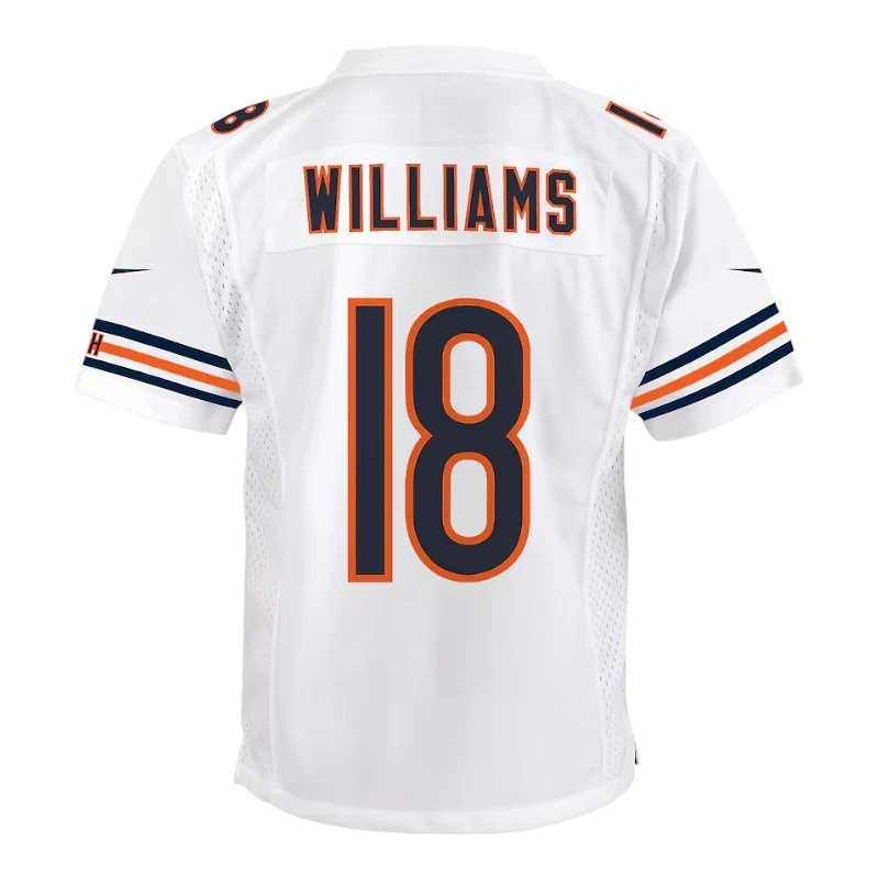 Youth Chicago Bears Caleb Williams White Nike Game Jersey