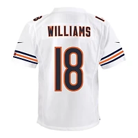 Youth Chicago Bears Caleb Williams White Nike Game Jersey