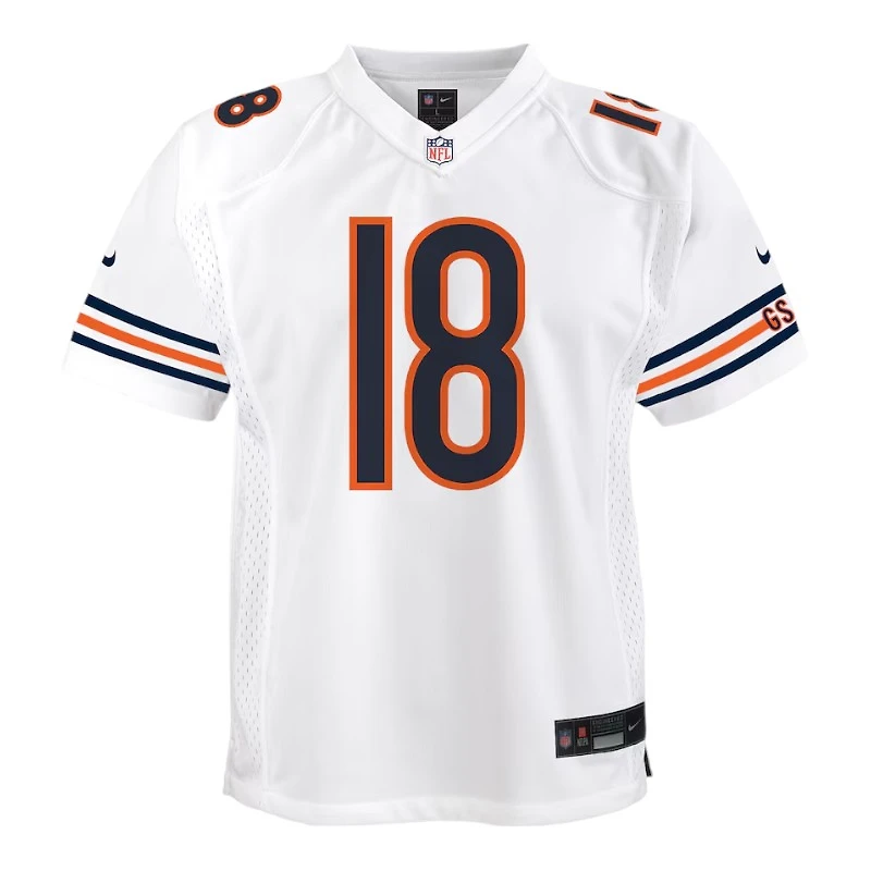 Youth Chicago Bears Caleb Williams White Nike Game Jersey