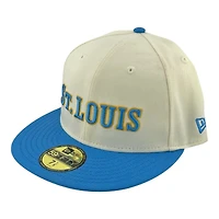 St. Louis Blues Chrome and Blue Winter Classic Patch UV New Era 59FIFTY Fitted Hat