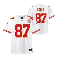 Youth Kansas City Chiefs Travis Kelce White Nike Game Jersey