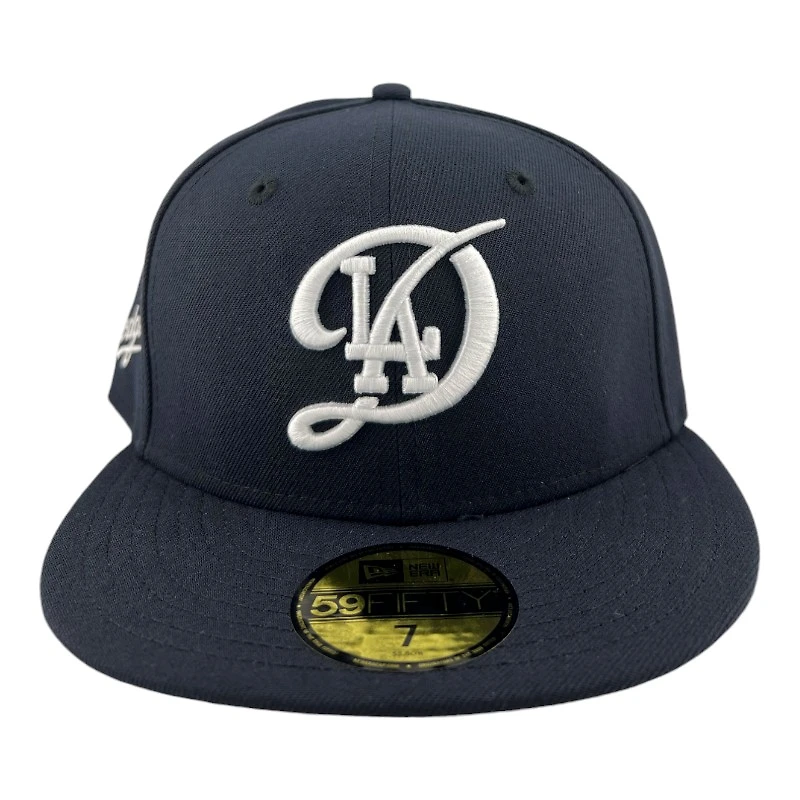 Los Angeles Dodgers Navy City Connect Gray UV New Era 59FIFTY Fitted Hat