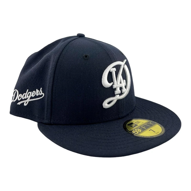 Los Angeles Dodgers Navy City Connect Gray UV New Era 59FIFTY Fitted Hat