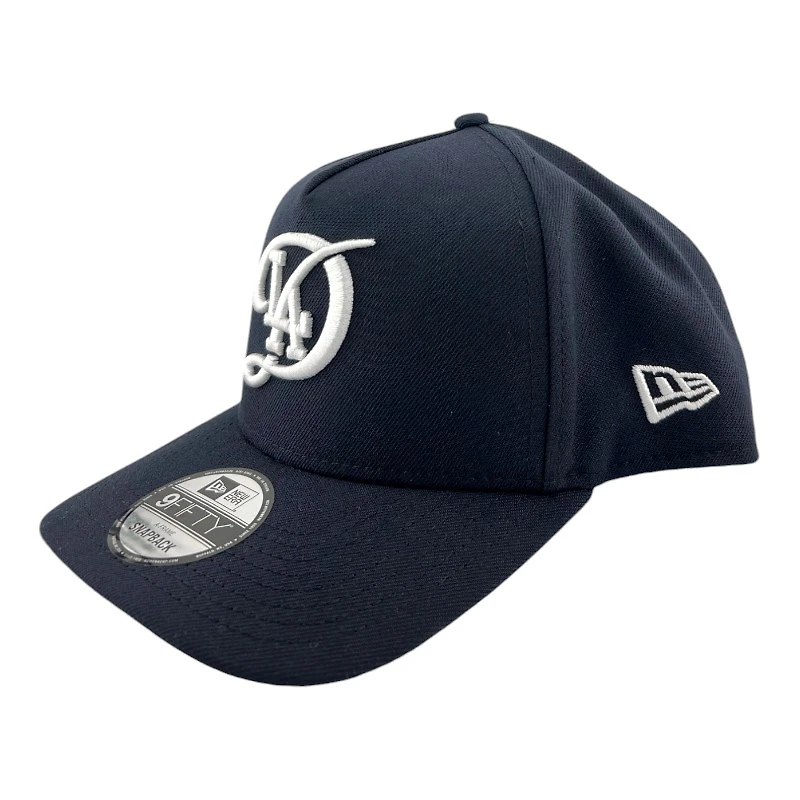 Los Angeles Dodgers Navy City Connect Gray UV New Era 9FIFTY A-Frame Snapback Hat