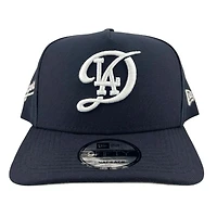 Los Angeles Dodgers Navy City Connect Gray UV New Era 9FIFTY A-Frame Snapback Hat