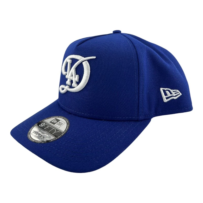 Los Angeles Dodgers Royal Blue City Connect Gray UV New Era 9FIFTY A-Frame Snapback Hat