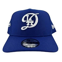 Los Angeles Dodgers Royal Blue City Connect Gray UV New Era 9FIFTY A-Frame Snapback Hat