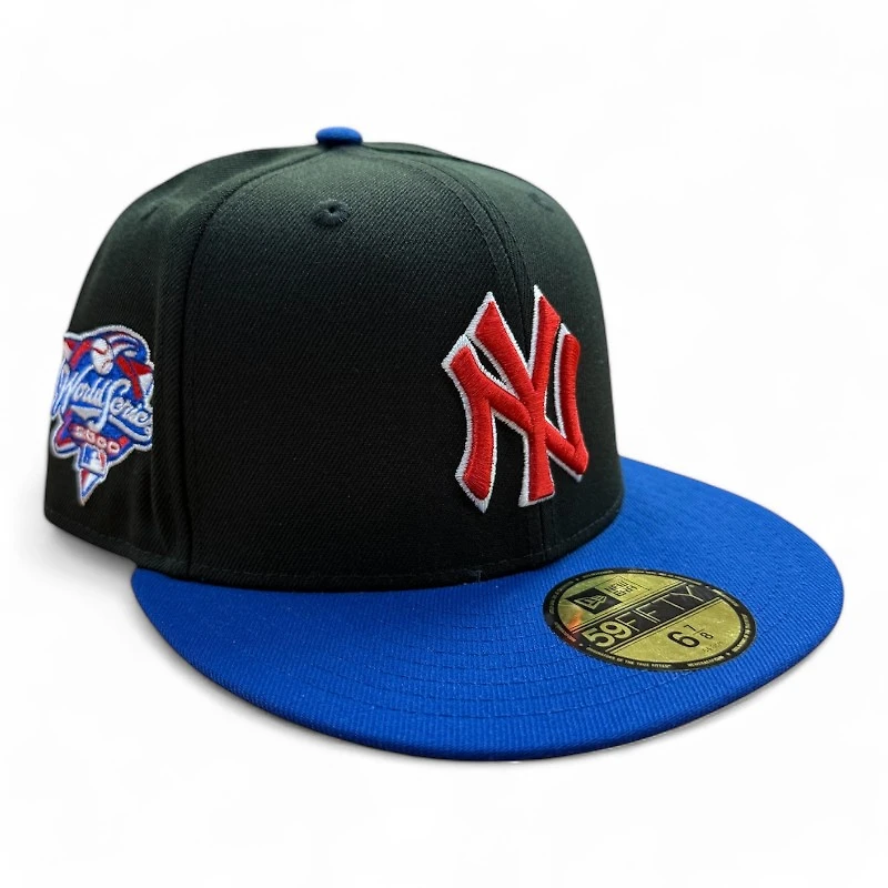 New York Yankees Black and Royal Blue "Moon Landing" Gold UV Era 59FIFTY Fitted Hat