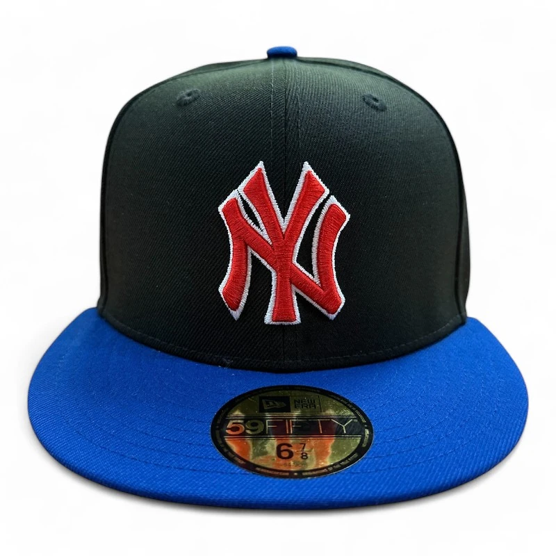 New York Yankees Black and Royal Blue "Moon Landing" Gold UV Era 59FIFTY Fitted Hat