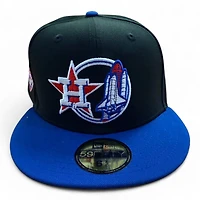 Houston Astros Black and Royal Blue "Moon Landing" Gold UV New Era 59FIFTY Fitted Hat
