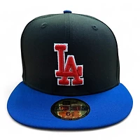 Los Angeles Dodgers Black and Royal Blue "Moon Landing" Gold UV New Era 59FIFTY Fitted Hat