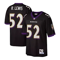 Youth Baltimore Ravens Ray Lewis Mitchell & Ness Black 2004 Throwback NFL Jersey