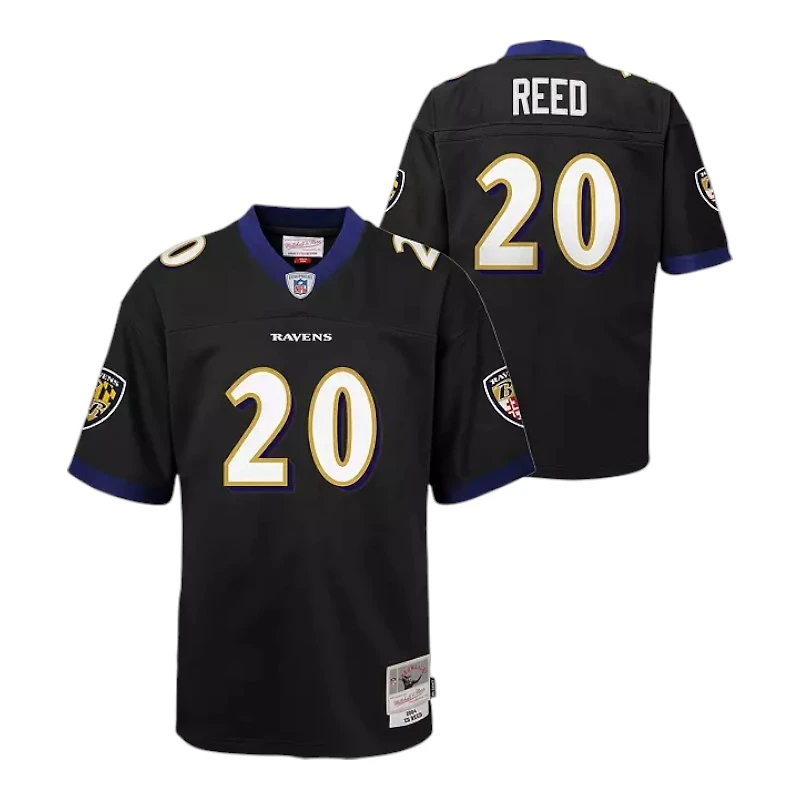 Youth Baltimore Ravens Ed Reed Mitchell & Ness Black 2004 Throwback NFL Jersey