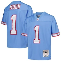Youth Houston Oilers Warren Moon Mitchell & Ness Light Blue 1993 Throwback NFL Jersey