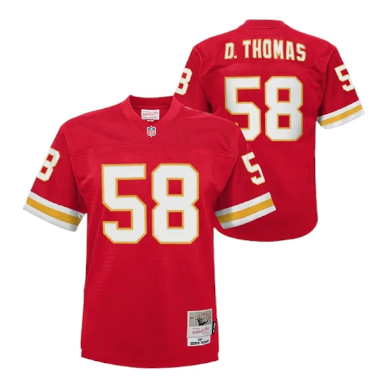 Youth Kansas City Chiefs Derrick Thomas Mitchell & Ness Red 1994 Throwback NFL Jersey
