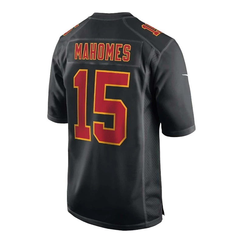 Kansas City Chiefs Patrick Mahomes Carbon Black Nike Team Game Jersey
