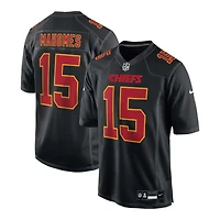 Kansas City Chiefs Patrick Mahomes Carbon Black Nike Team Game Jersey