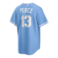 Kansas City Royals Salvador Perez Light Blue Alternate Nike Player Jersey