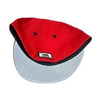 California Republic Red and Black Gray UV New Era 59FIFTY Fitted Hat