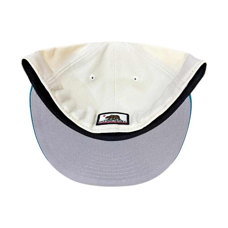 California Republic Chrome and Teal Gray UV New Era 59FIFTY Fitted Hat