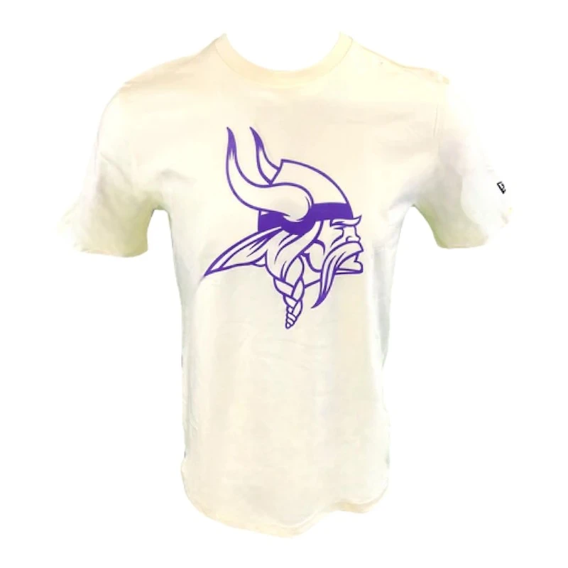 Minnesota Vikings Cream Pro Image Sports Exclusive Chrome Collection New Era T-Shirt