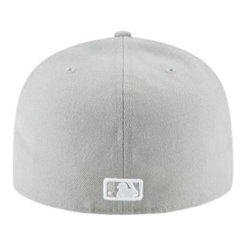 Los Angeles Dodgers Light Grey 2024 WS Participant Patch Gray UV New Era 59FIFTY Fitted Hat