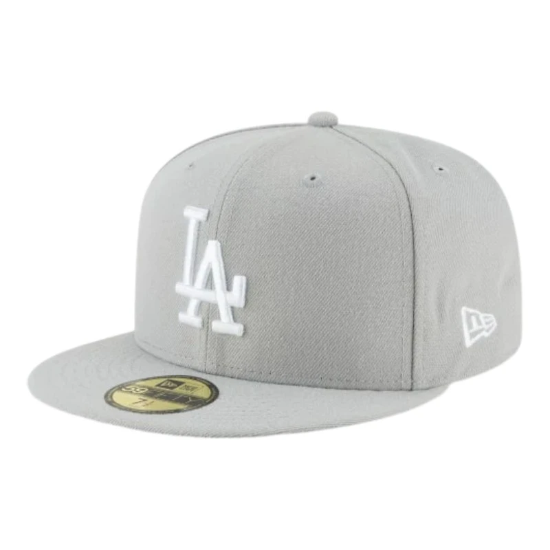 Los Angeles Dodgers Light Grey 2024 WS Participant Patch Gray UV New Era 59FIFTY Fitted Hat