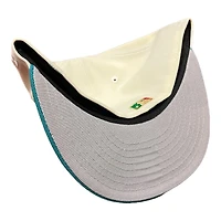 Cleveland Guardians Chrome and Northwest Green Alternate Wings Patch Gray UV New Era 59FIFTY Fitted Hat