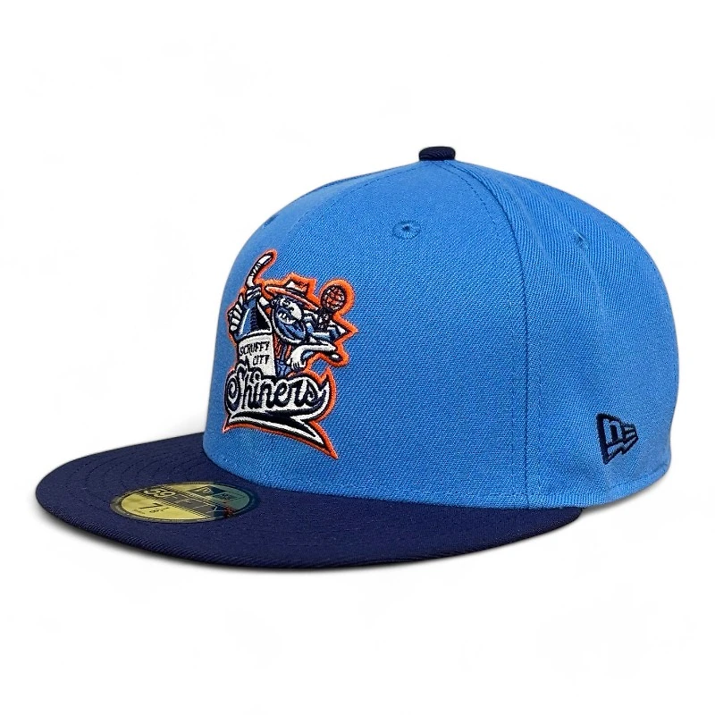 Knoxville Ice Bears X Scruffy City Shiners Blue Two Tone New Era 59FIFTY Fitted Hat
